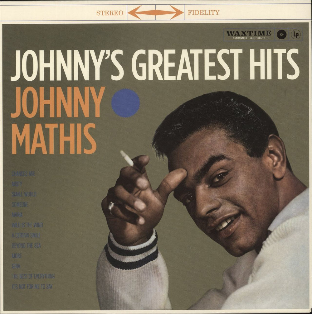 Johnny Mathis Johnny's Greatest Hits UK vinyl LP album (LP record) 772287