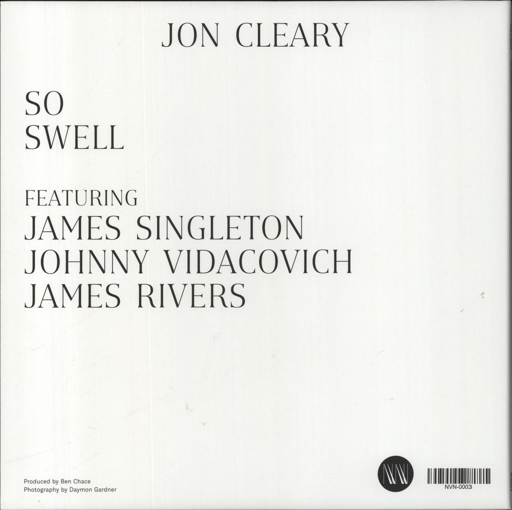 Jon Cleary So Swell French vinyl LP album (LP record)