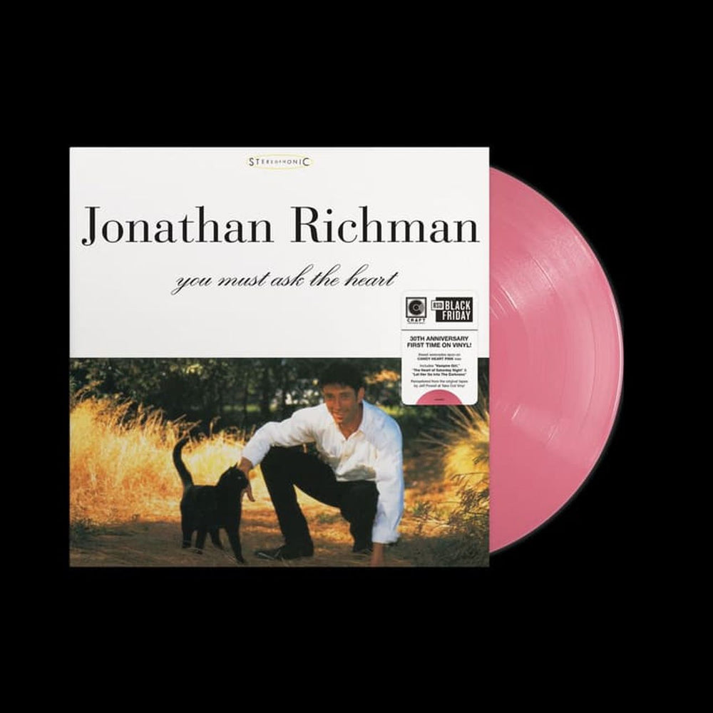 Jonathan Richman & The Modern Lovers You Must Ask The Heart - RSD Black Friday 2025 - Candy Heart Pink Vinyl - Sealed UK vinyl LP album (LP record) 7271203