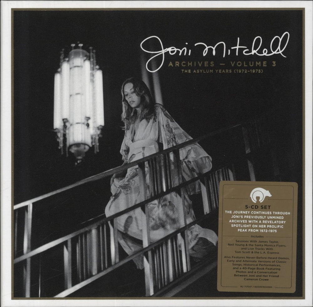 Joni Mitchell Archives - Volume 3: The Asylum Years [1972-1975] UK CD Album Box Set 603497834303