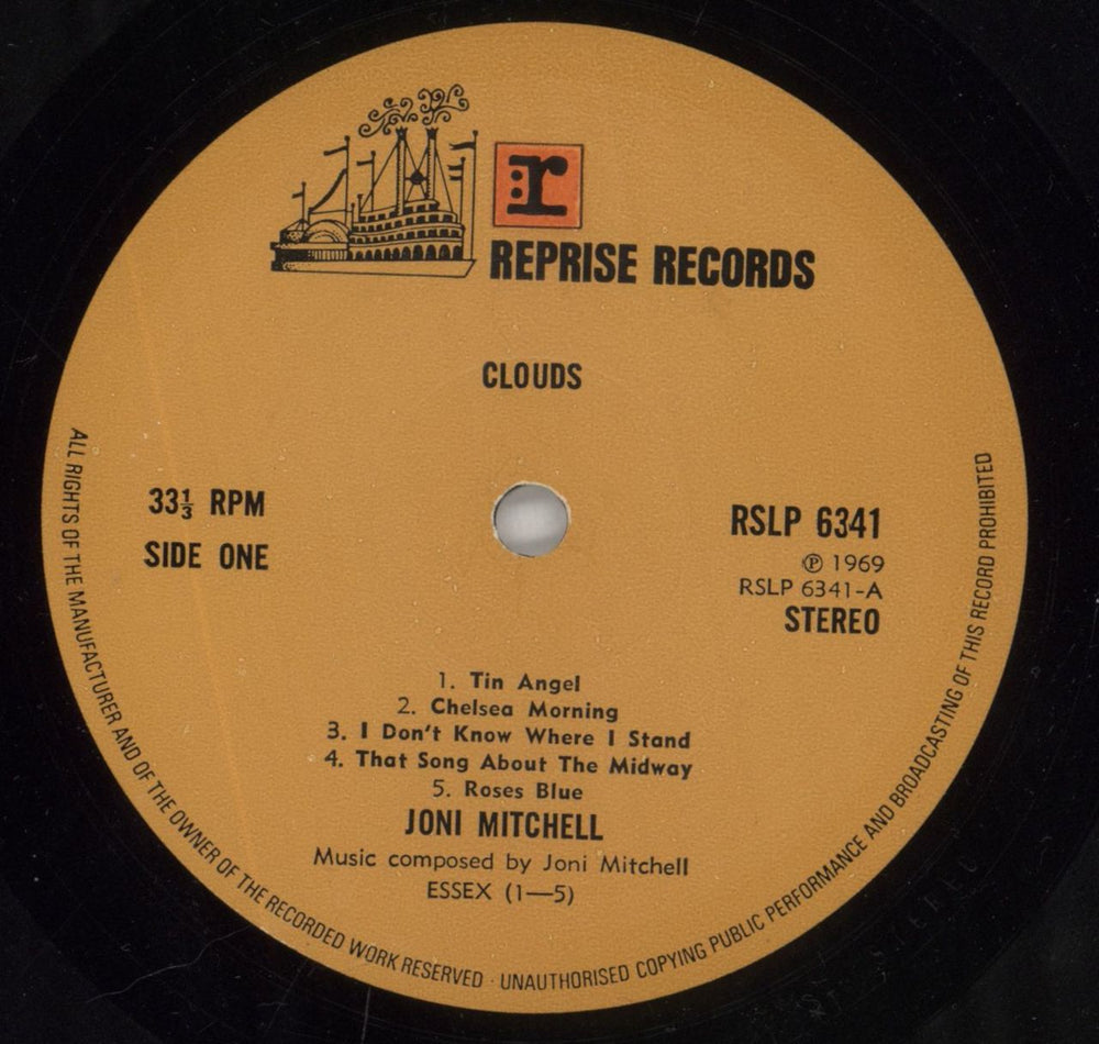 Joni Mitchell Clouds - 2nd UK vinyl LP album (LP record) JNILPCL776627