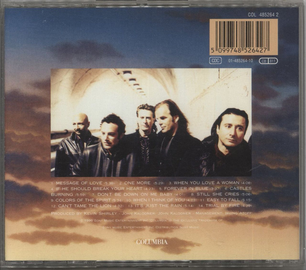 Journey Trial By Fire European CD album (CDLP) 5099748526427