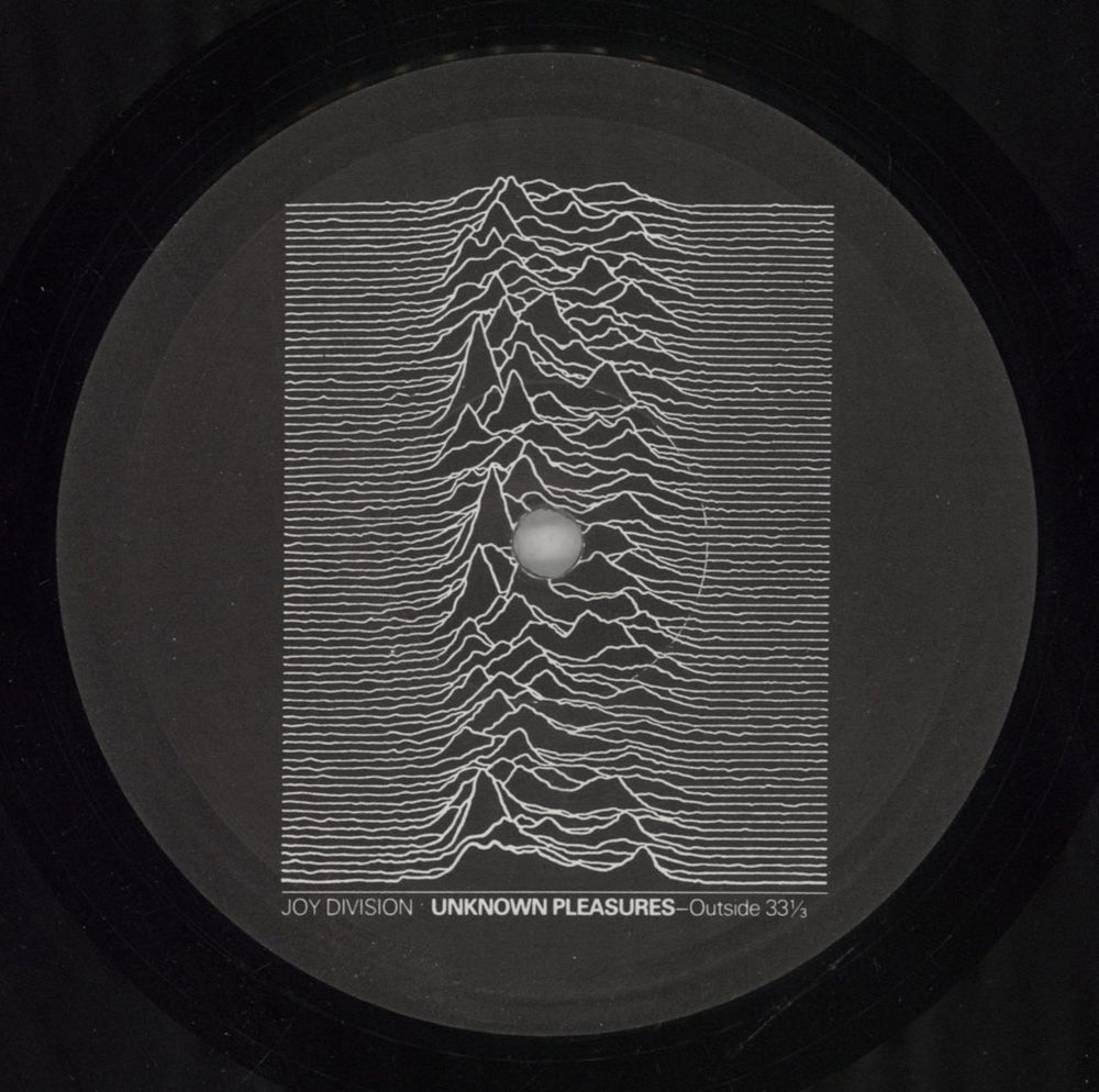 Joy Division Unknown Pleasures - 1st - Black - EX UK vinyl LP album (LP record) JOYLPUN576401