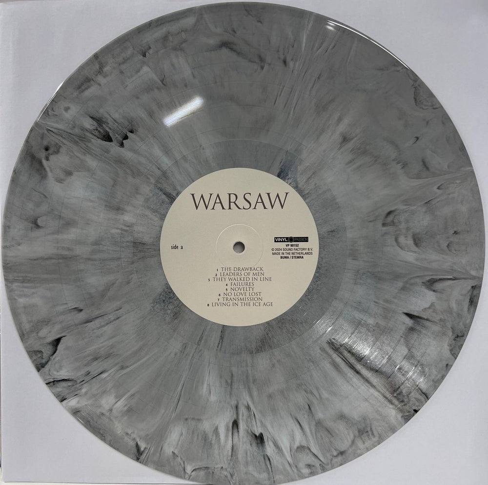 Joy Division Warsaw + Bonus Tracks - Black & White Marbled Vinyl - Sealed UK vinyl LP album (LP record) JOYLPWA850851