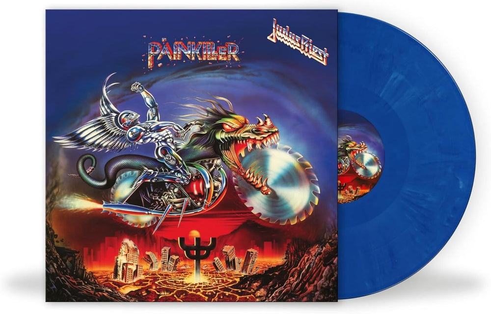 Judas Priest Painkiller - National Album Day 2025 - Blue Marble Vinyl - Sealed UK vinyl LP album (LP record) 19802916421