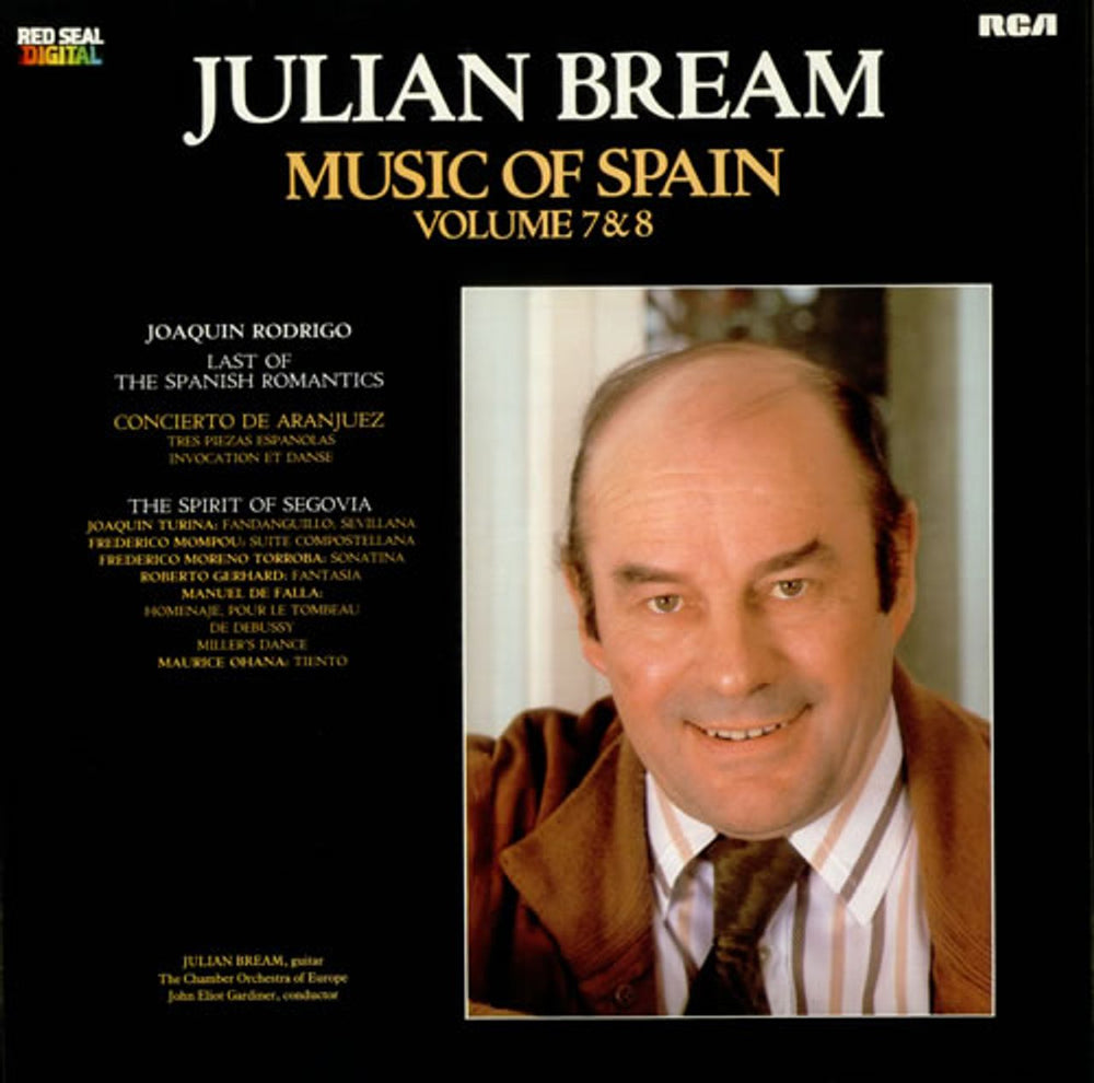 Julian Bream Music of Spain Volume 7 & 8 UK 2-LP vinyl record set (Double LP Album) RL45548