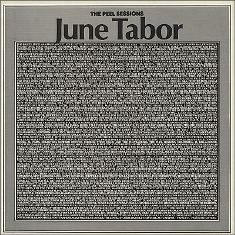 June Tabor The Peel Sessions UK 12" vinyl single (12 inch record / Maxi-single) SFPS015