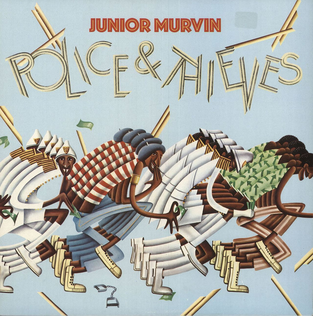 Junior Murvin Police And Thieves - blue label UK vinyl LP album (LP record) ILPS9499