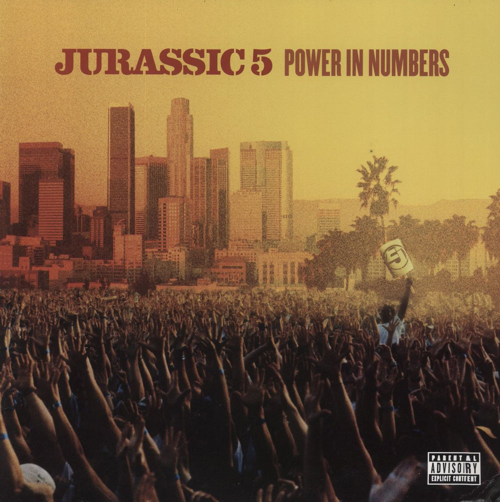 Jurassic 5 Power In Numbers US 2-LP vinyl record set (Double LP Album) B0024242-01