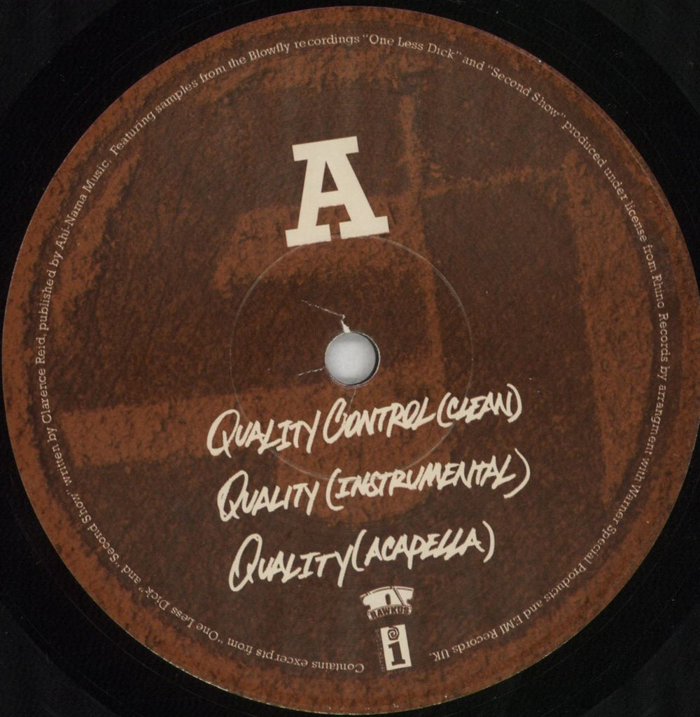 Jurassic 5 Quality Control US 12" vinyl single (12 inch record / Maxi-single) JU512QU853625