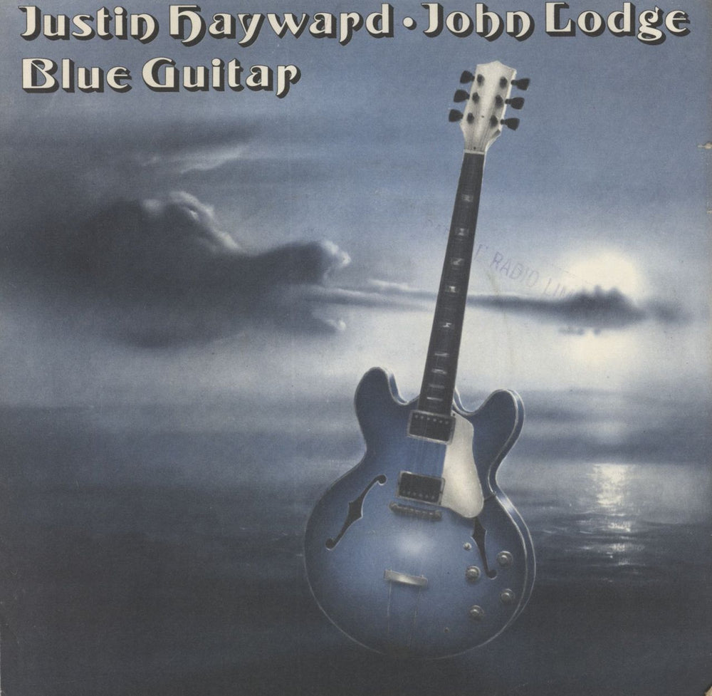 Justin Hayward & John Lodge Blue Guitar - Promo UK Promo 7" vinyl single (7 inch record / 45) TH21