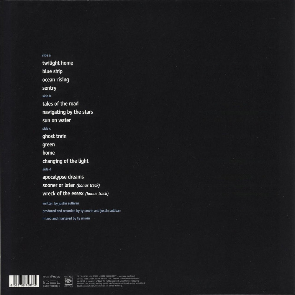 Justin Sullivan Navigating By The Stars UK 2-LP vinyl record set (Double LP Album) 4029759158264