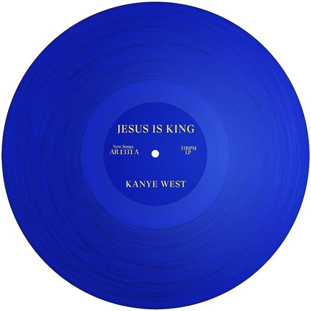 Kanye West Jesus Is King - Blue Vinyl US vinyl LP album (LP record) B0031455-01