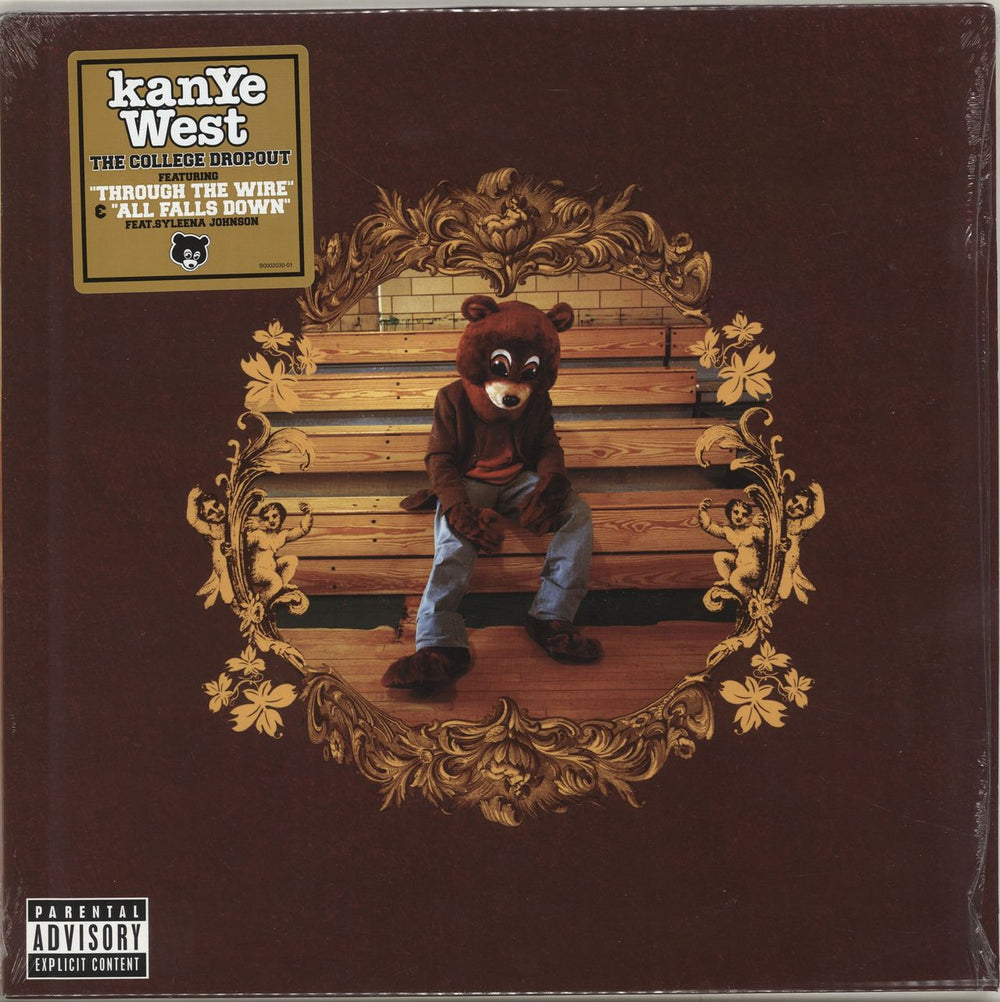 Kanye West The College Dropout - 2nd US 2-LP vinyl record set (Double LP Album) B0002030-01