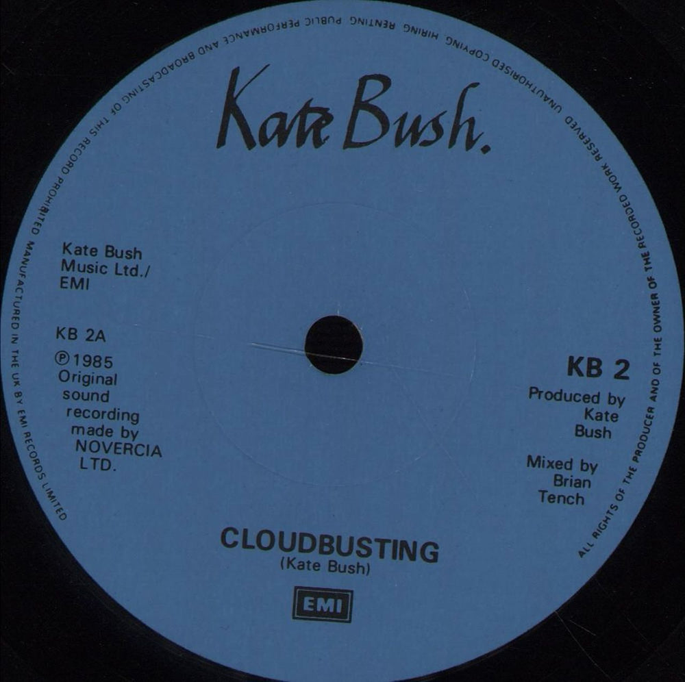 Kate Bush Cloudbusting - Solid UK 7" vinyl single (7 inch record / 45) BUS07CL569803