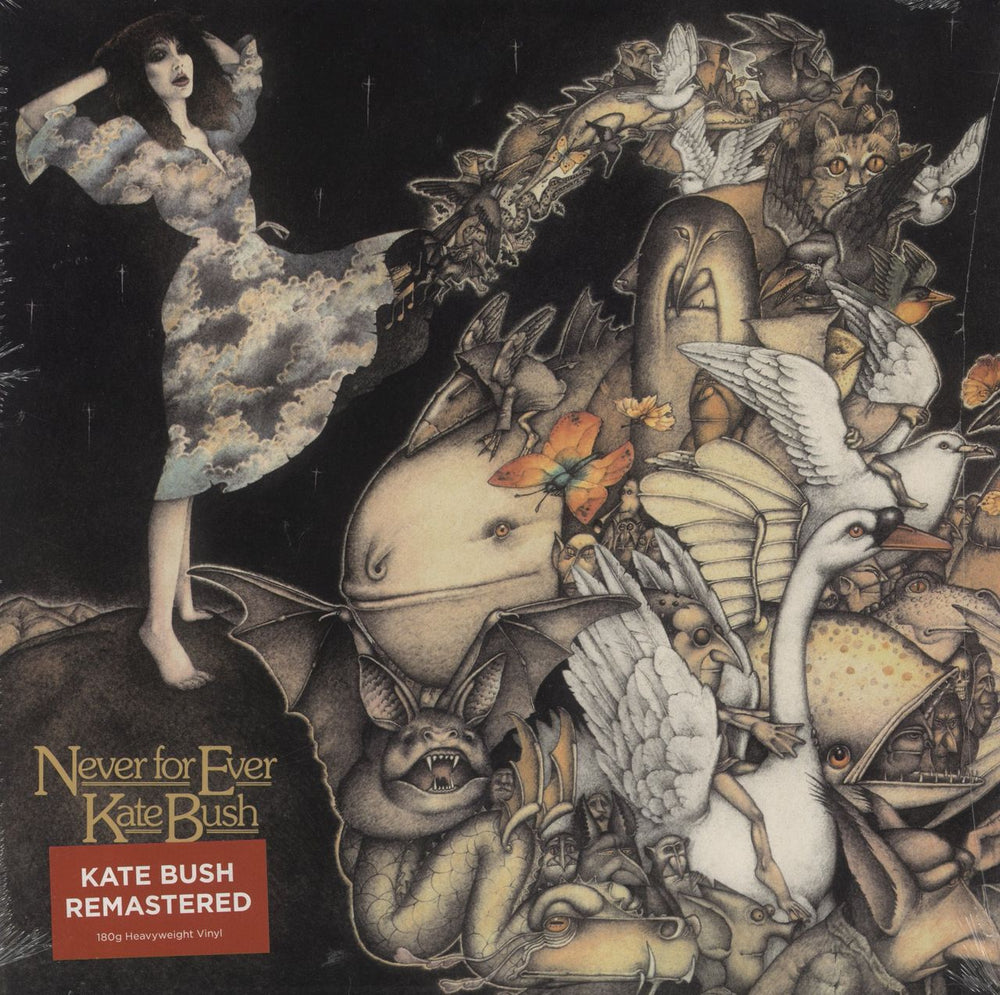 Kate Bush Never For Ever - Remastered - Sealed UK vinyl LP album (LP record) 0190295593889