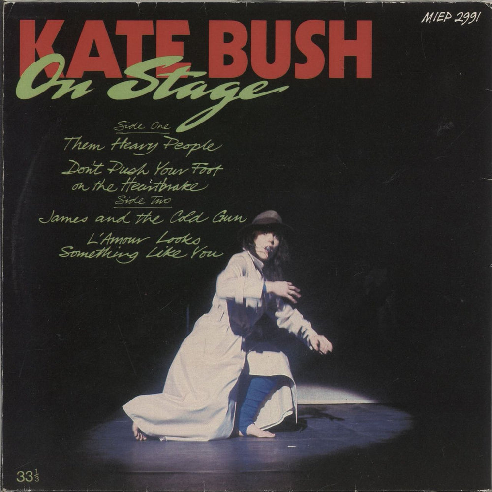 Kate Bush On Stage - Gatefold UK 7" vinyl single (7 inch record / 45)