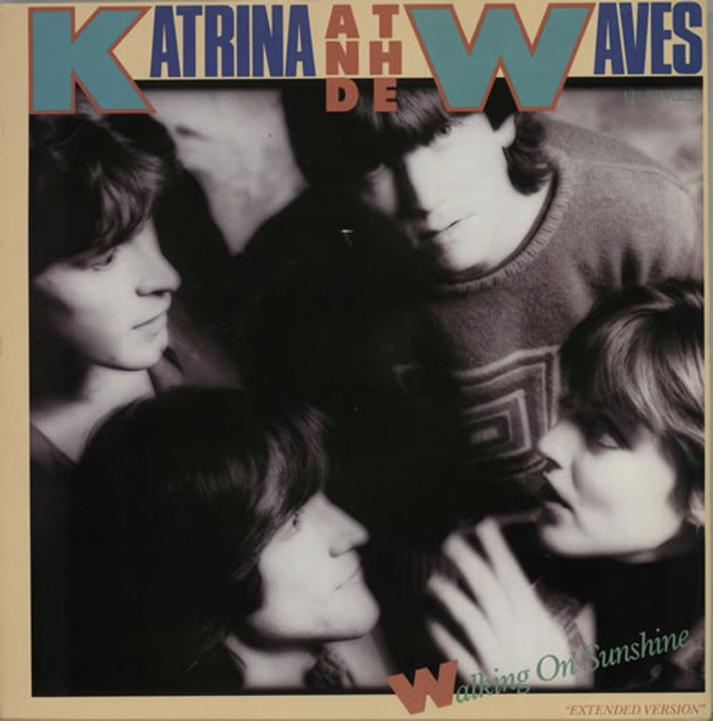 Katrina & The Waves Walking On Sunshine UK 12" vinyl single (12 inch record / Maxi-single) 12CL354