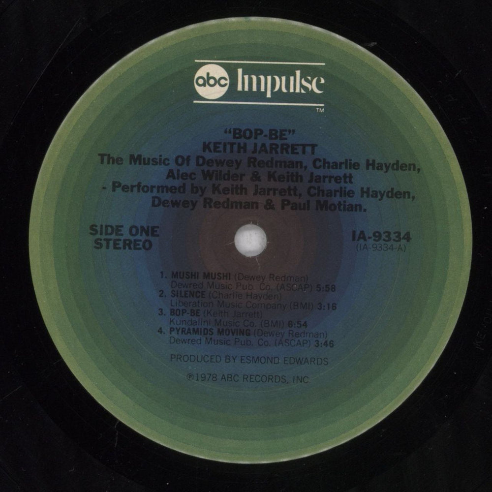 Keith Jarrett Bop-Be - Shrink US vinyl LP album (LP record) KJRLPBO840661