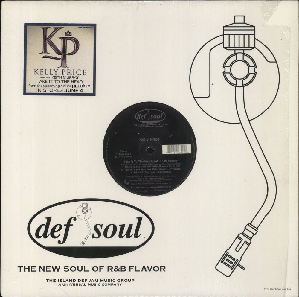 Kelly Price  Take It To The Head US 12" vinyl single (12 inch record / Maxi-single) 314582854-1