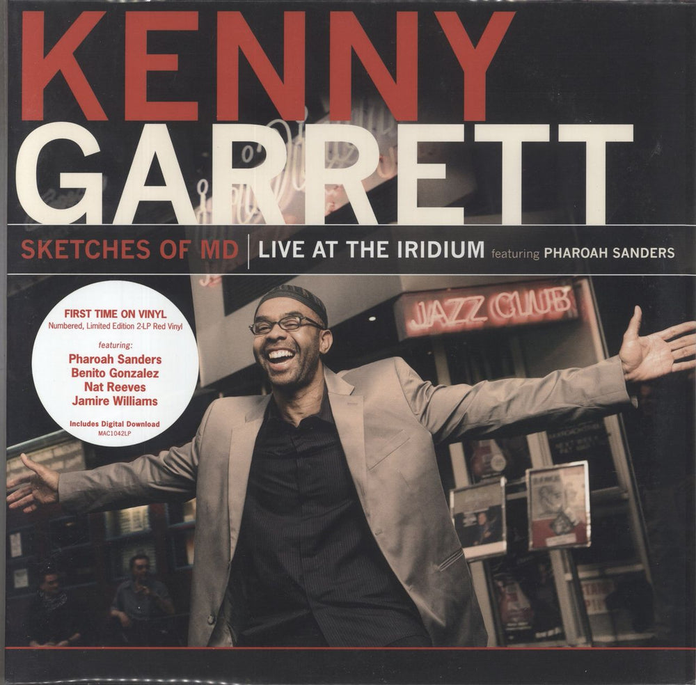 Kenny Garrett Sketches Of MD (Live At The Iridium Featuring Pharoah Sanders) - RSD '22 - Red Vinyl US 2-LP vinyl record set (Double LP Album) MAC1042LP