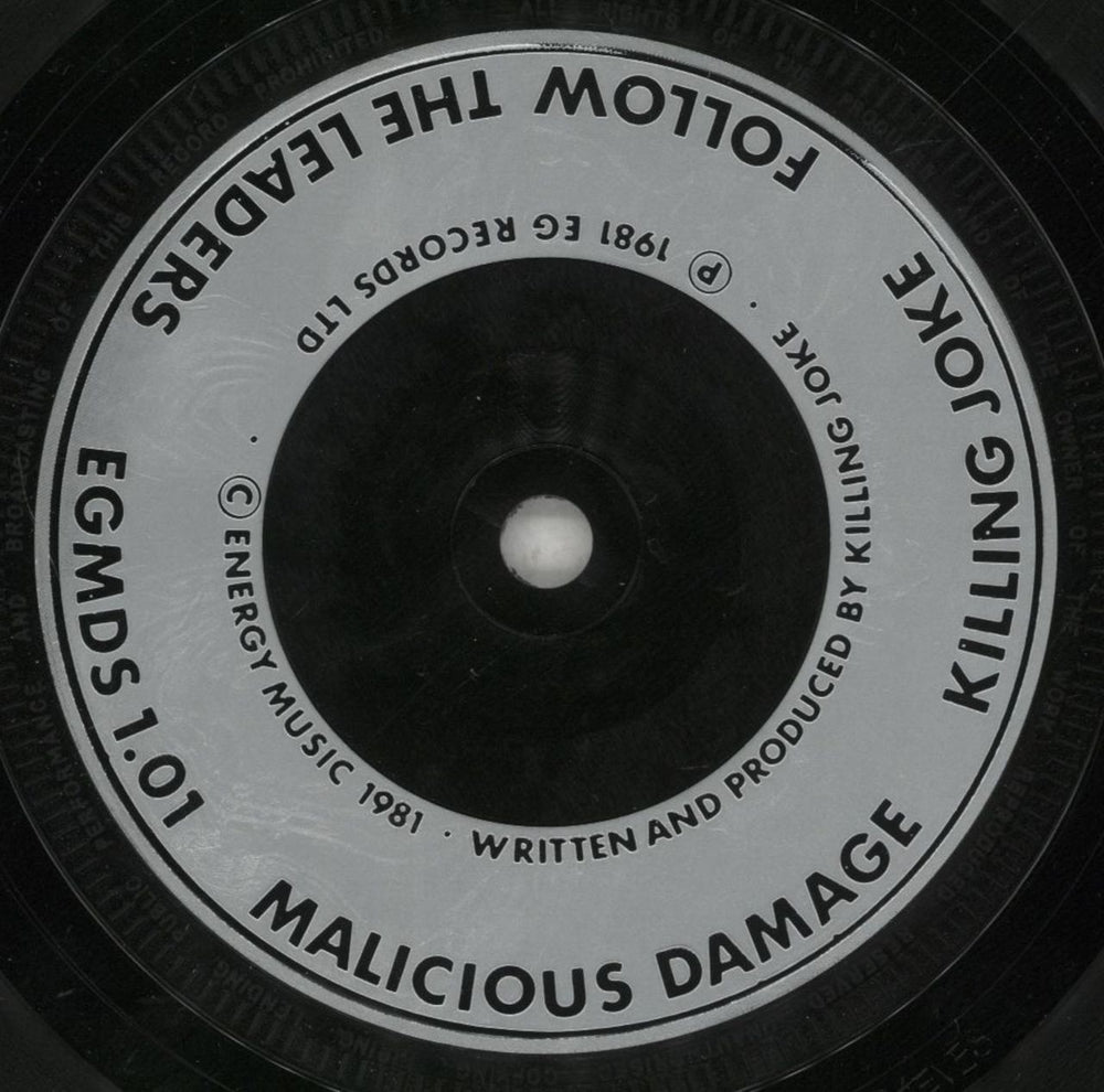 Killing Joke Follow The Leaders UK 7" vinyl single (7 inch record / 45) KIL07FO183641