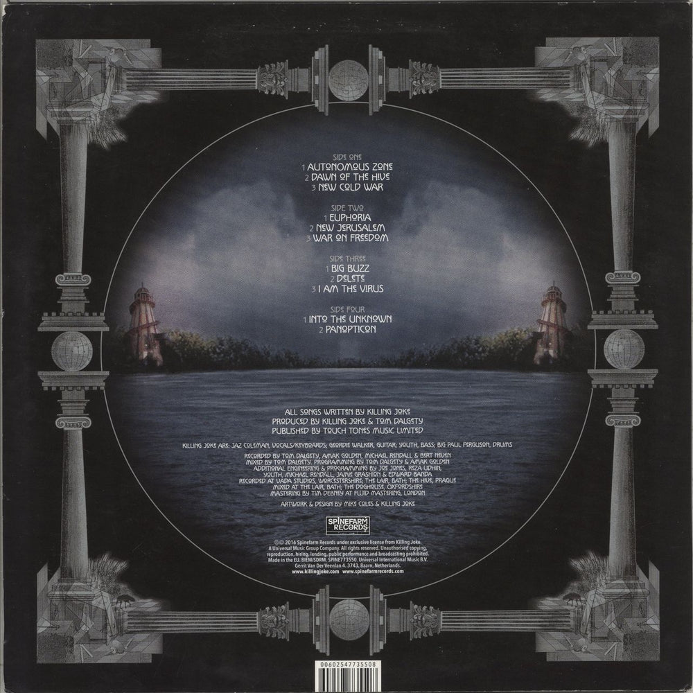 Killing Joke Pylon - Blue Vinyl - RSD16 - VG UK 2-LP vinyl record set (Double LP Album) 602547735508