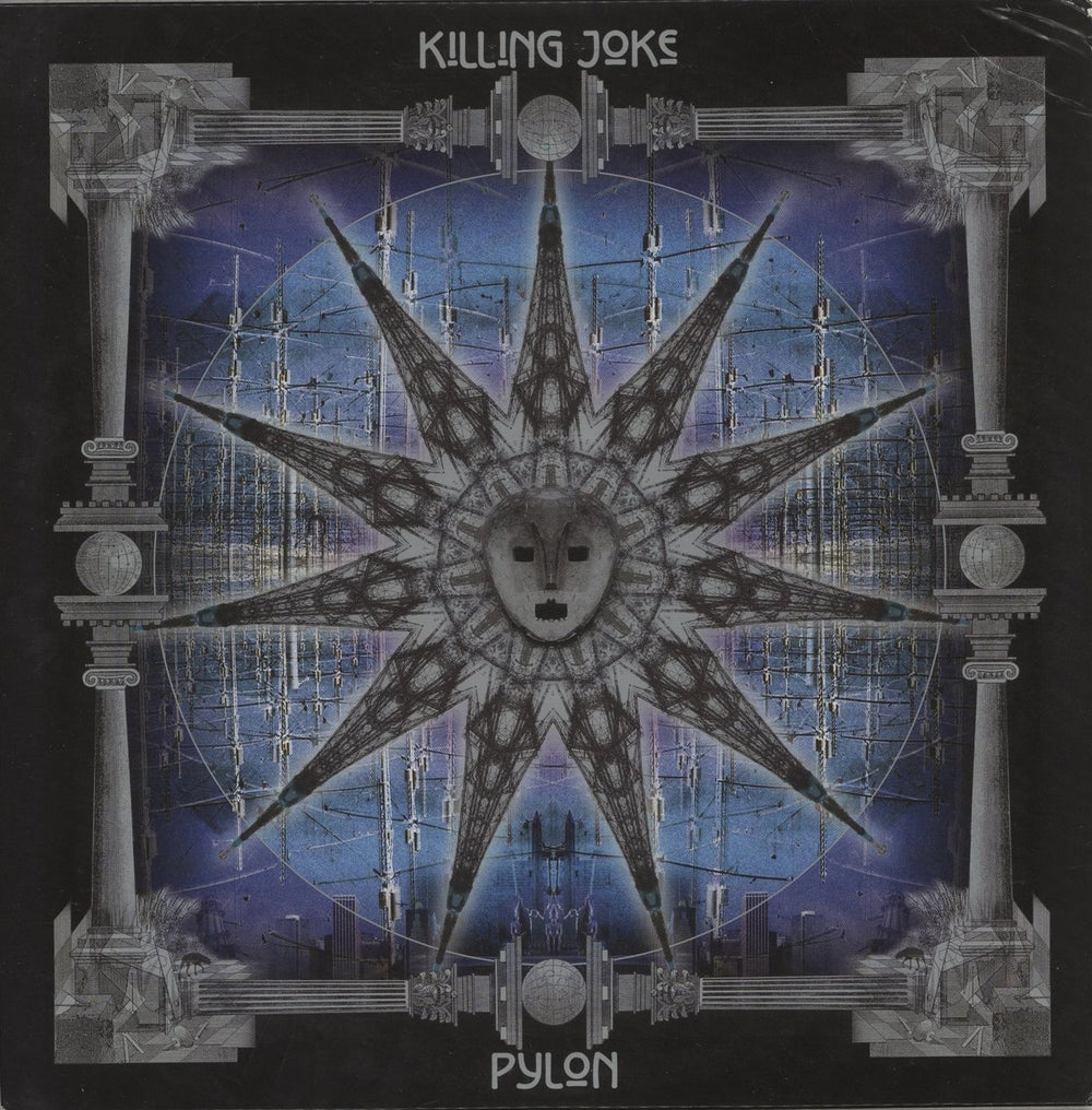 Killing Joke Pylon - Blue Vinyl - RSD16 - VG UK 2-LP vinyl record set (Double LP Album) SPINE773550