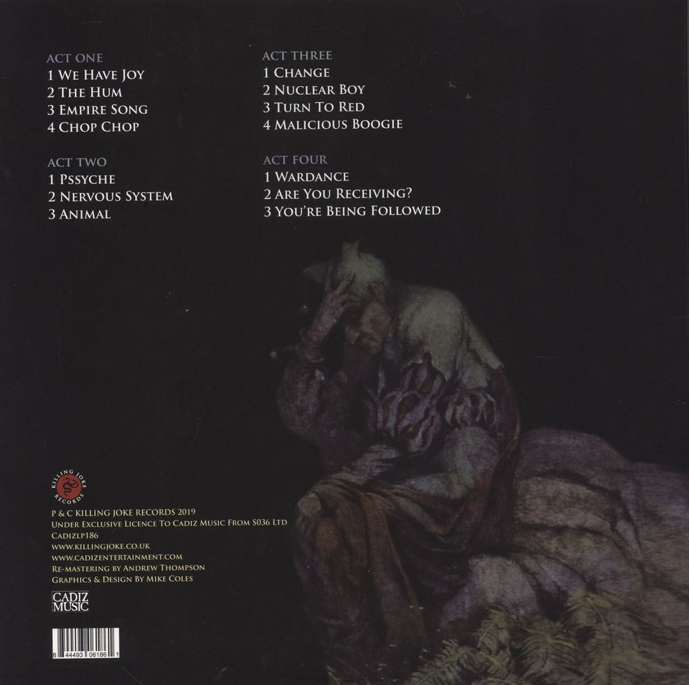 Killing Joke The Unperverted Pantomime - Purple Vinyl + Signed Postcard UK 2-LP vinyl record set (Double LP Album) 844493061861