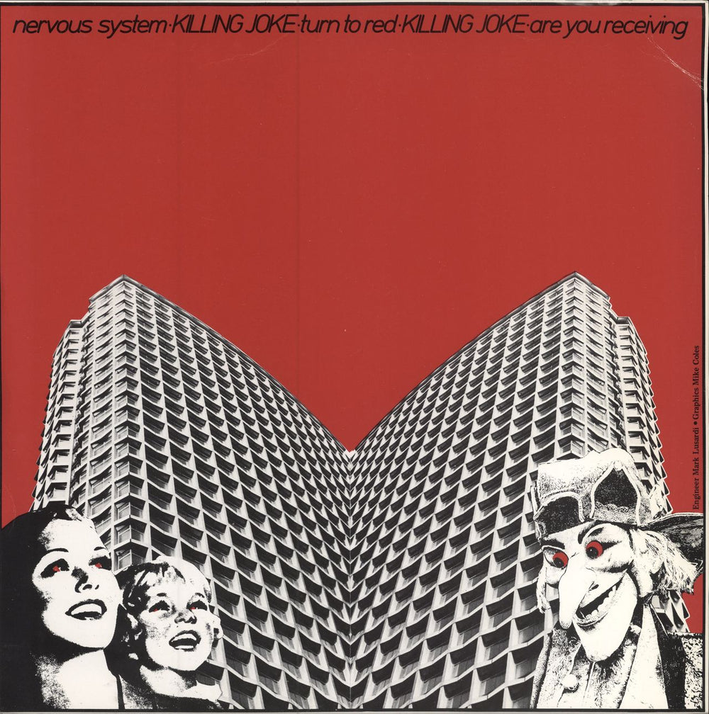 Killing Joke Turn To Red + Inserts UK 10" vinyl single (10 inch record) MD410