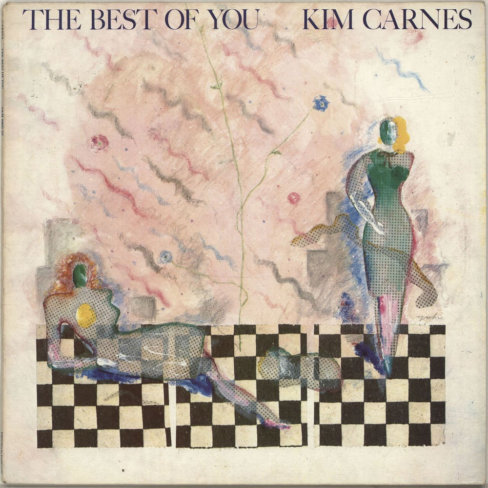 Kim Carnes The Best Of You UK vinyl LP album (LP record) AMID137