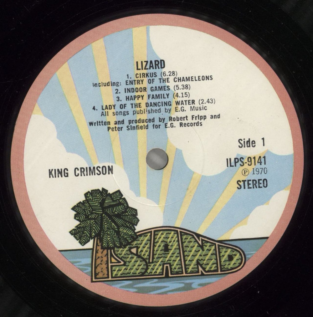 King Crimson Lizard - glossy p/s UK vinyl LP album (LP record) KNCLPLI599022