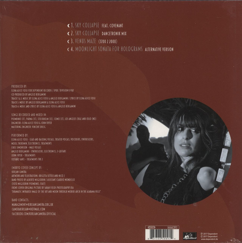 Kirlian Camera Sky Collapse - Sealed German 12" vinyl single (12 inch record / Maxi-single) 884388500914