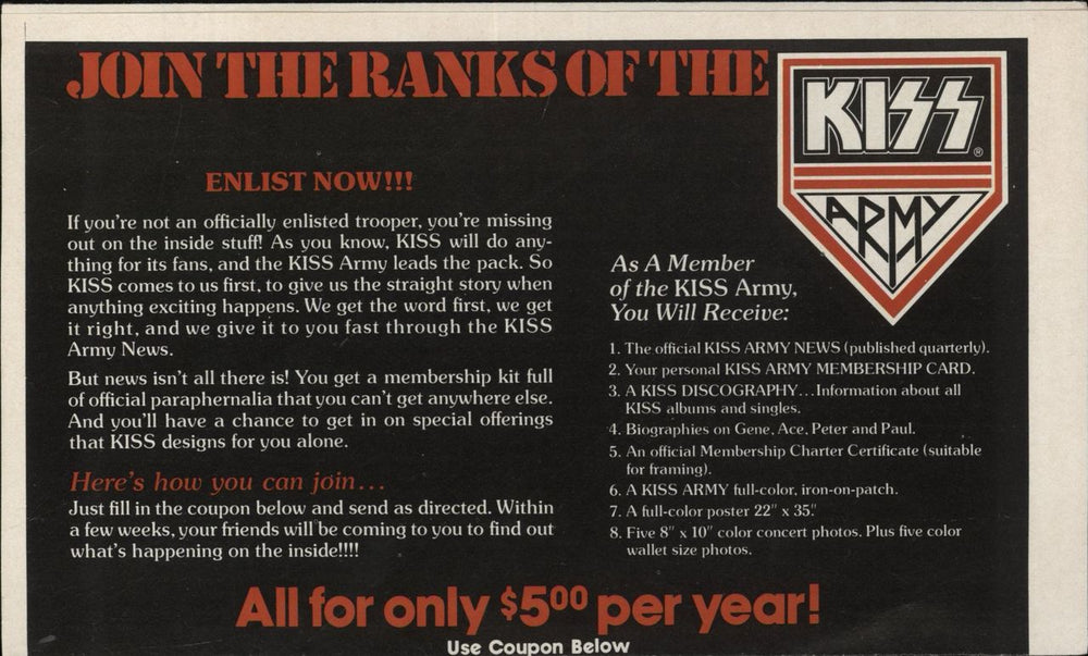 Kiss Ace Frehley + Mural Poster - Shrink US vinyl LP album (LP record) 1978