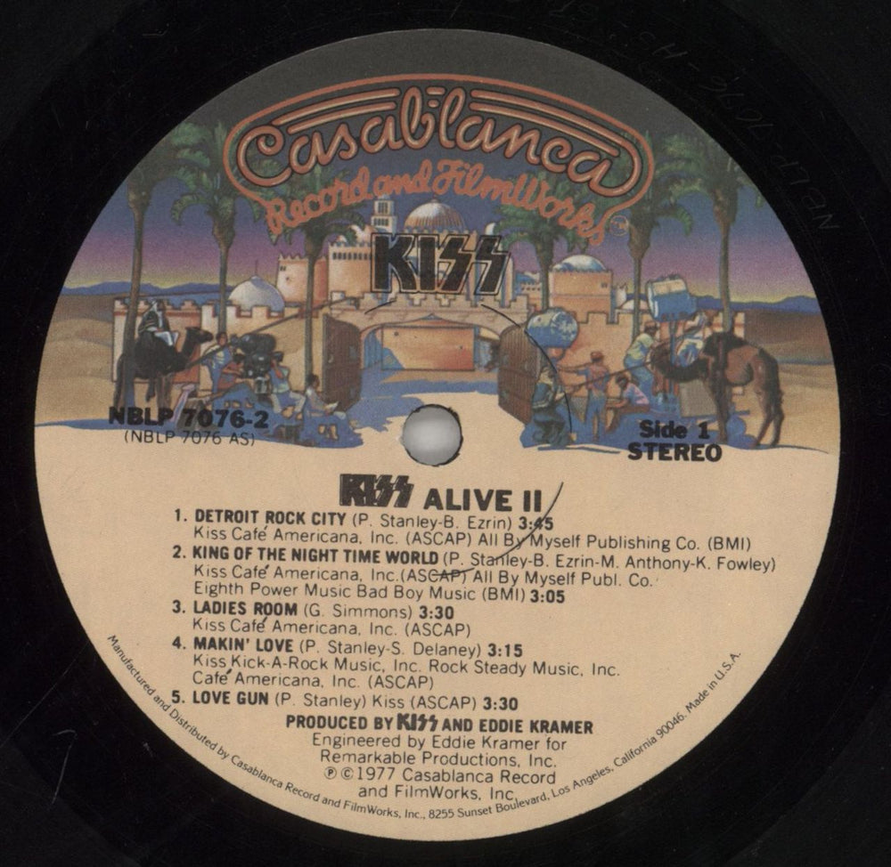 Kiss Alive II - EX US 2-LP vinyl record set (Double LP Album) KIS2LAL574436