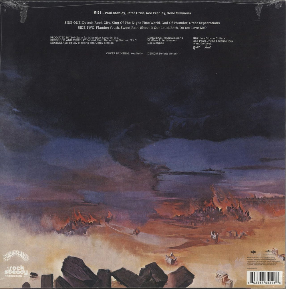 Kiss Destroyer UK vinyl LP album (LP record) 602537658268