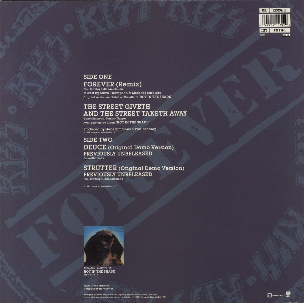 Kiss Forever UK 12" vinyl single (12 inch record / Maxi-single) 042287523919