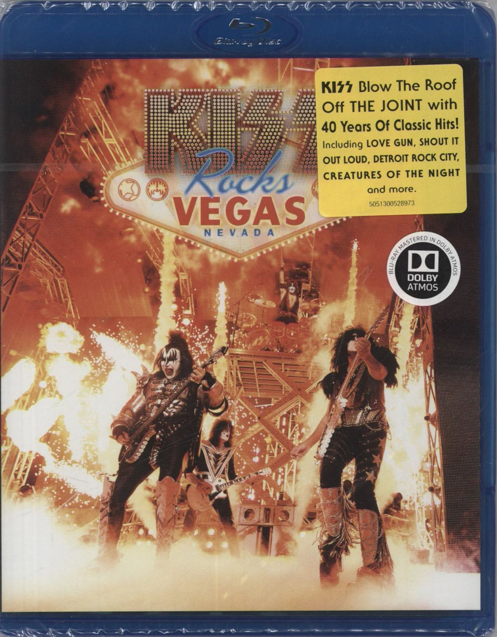 Kiss Kiss Rocks Vegas - Sealed UK Blu Ray DVD ERBRD5289