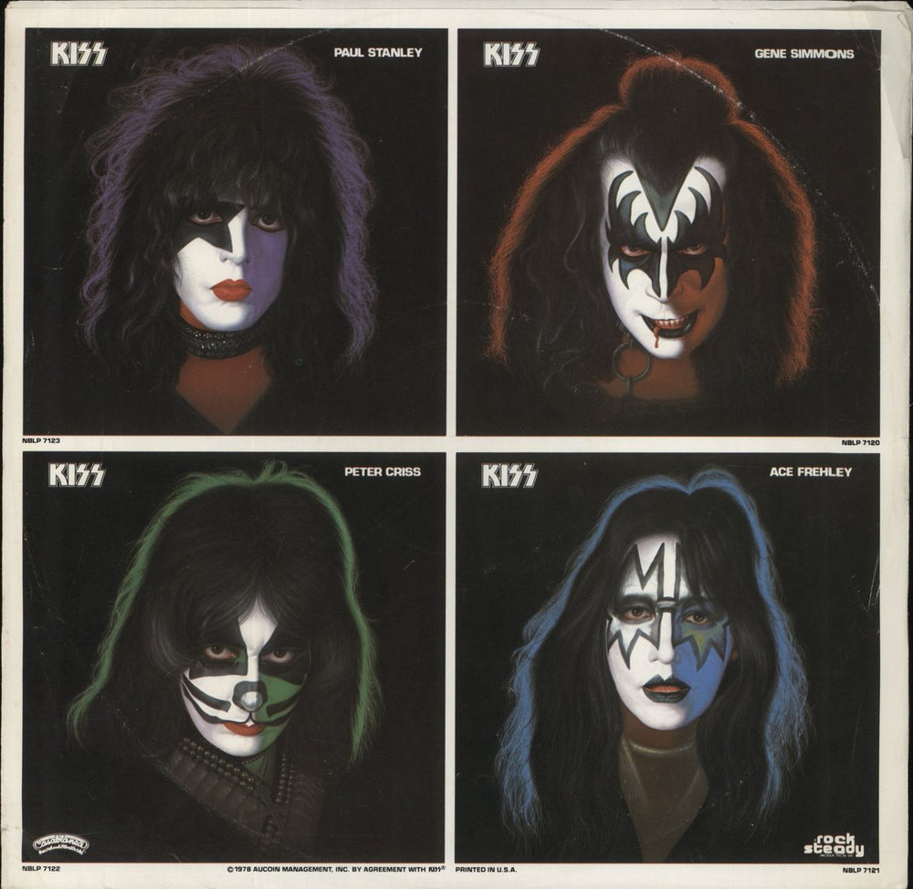 Kiss Paul Stanley + Mural Poster - Shrink US vinyl LP album (LP record) Deleted
