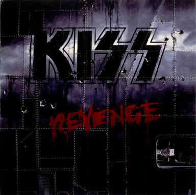 Kiss Revenge - Black Vinyl UK vinyl LP album (LP record) 848037-1