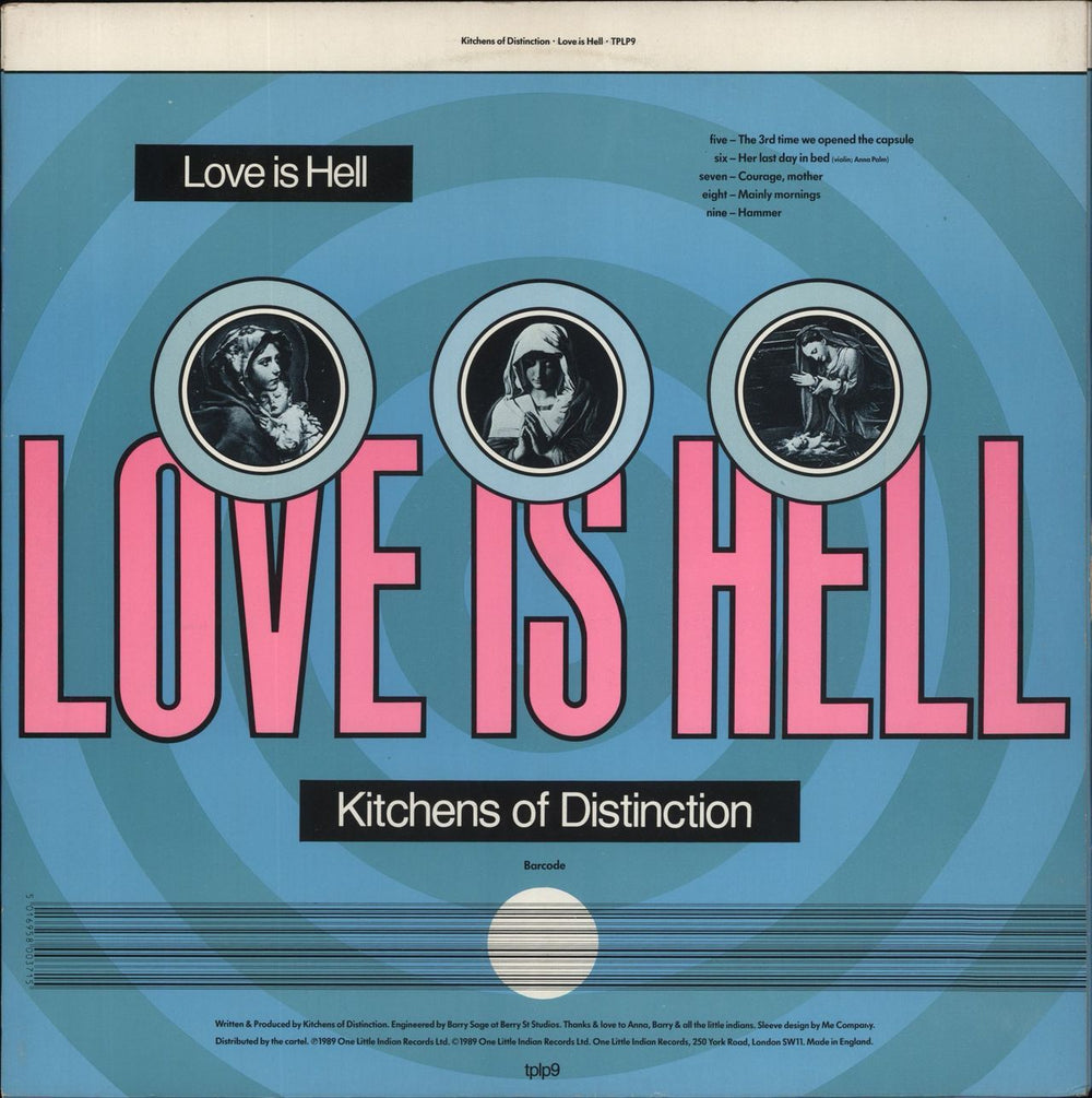 Kitchens Of Distinction Love Is Hell UK vinyl LP album (LP record) 5016958003715