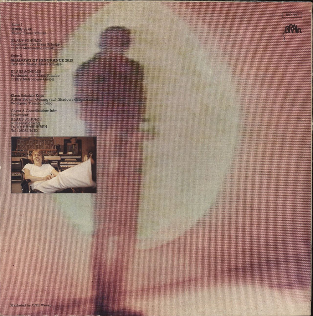 Klaus Schulze Dune Dutch vinyl LP album (LP record)