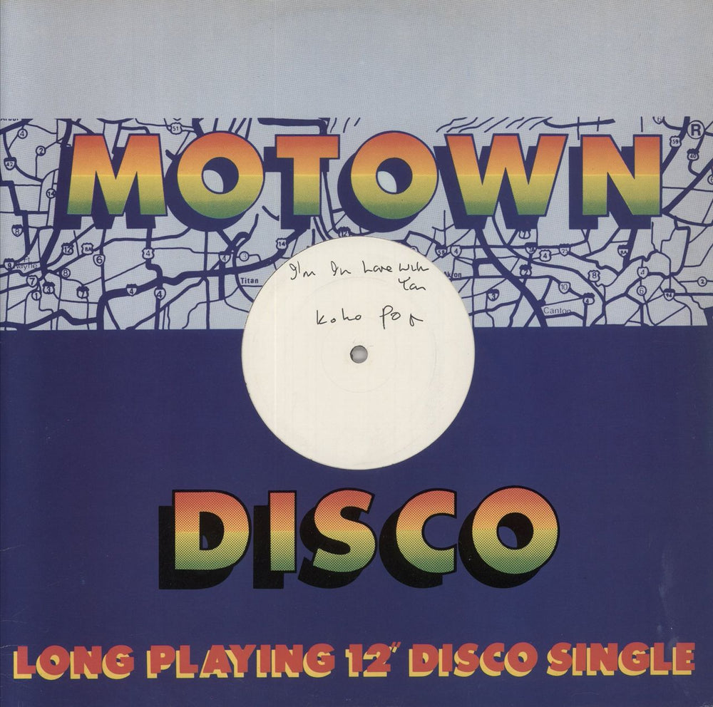 Koko Pop I'm In Love With You - White label UK Promo 12" vinyl single (12 inch record / Maxi-single) TMGT1363
