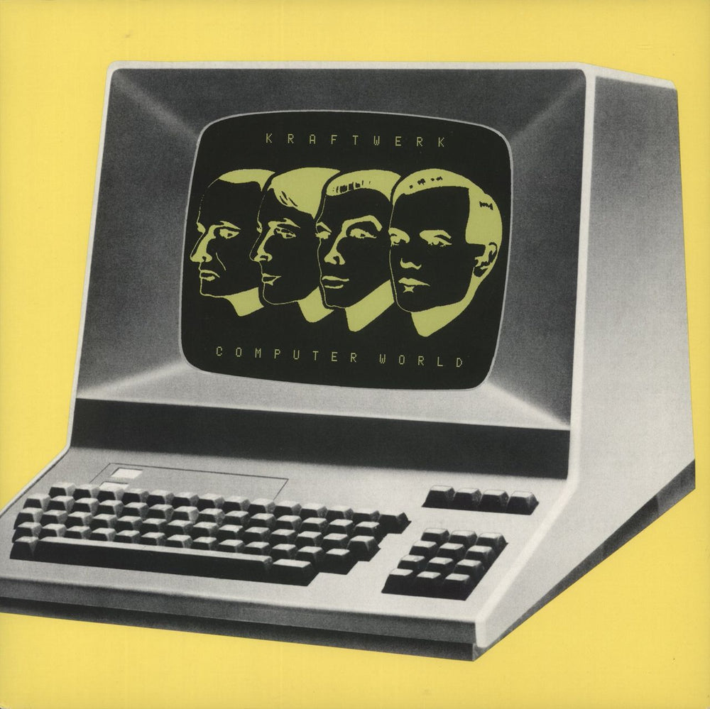 Kraftwerk Computer World - Yellow Vinyl UK vinyl LP album (LP record) 5099996602317