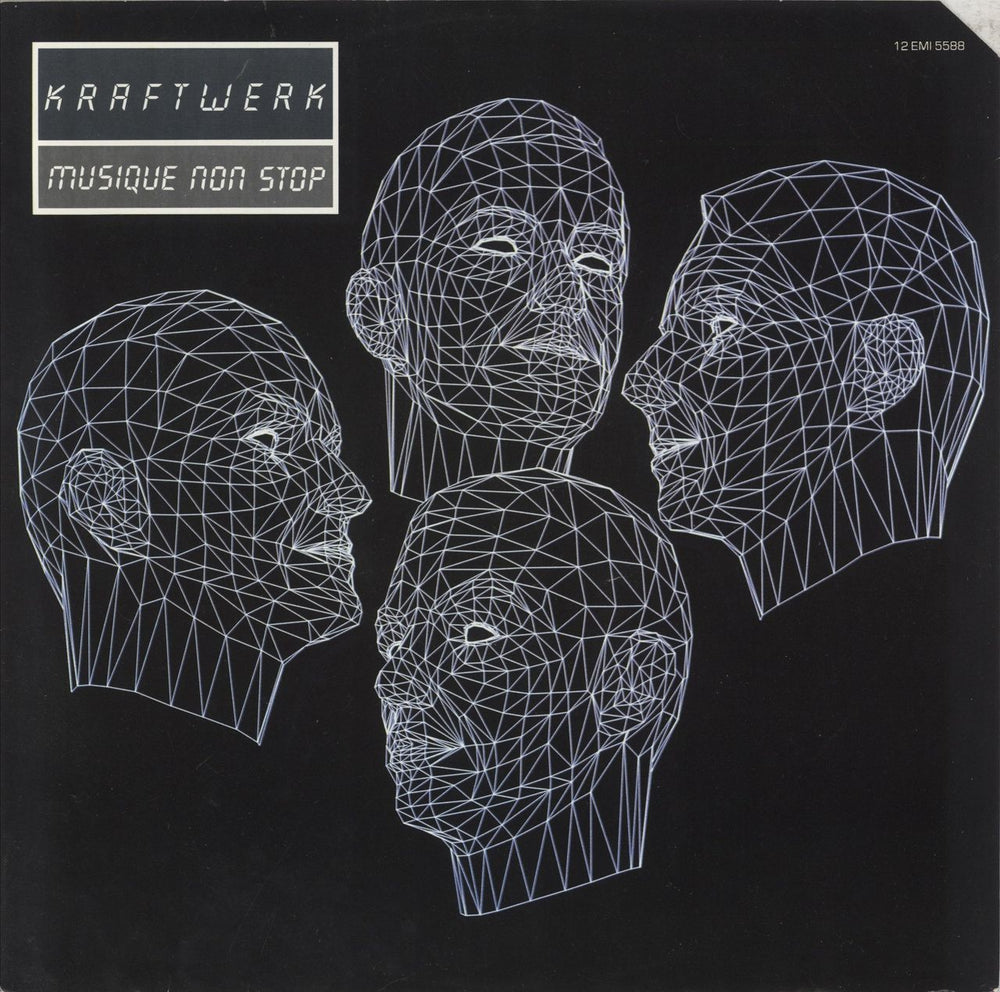 Kraftwerk Musique Non Stop - Deletion cut UK 12" vinyl single (12 inch record / Maxi-single) 12EMI5588
