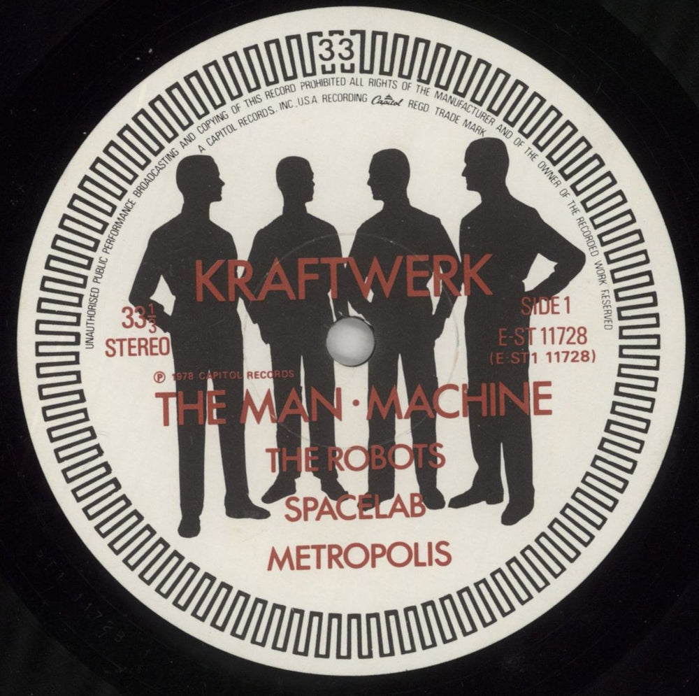 Kraftwerk The Man-Machine + Inner - EX UK vinyl LP album (LP record) KRALPTH446952