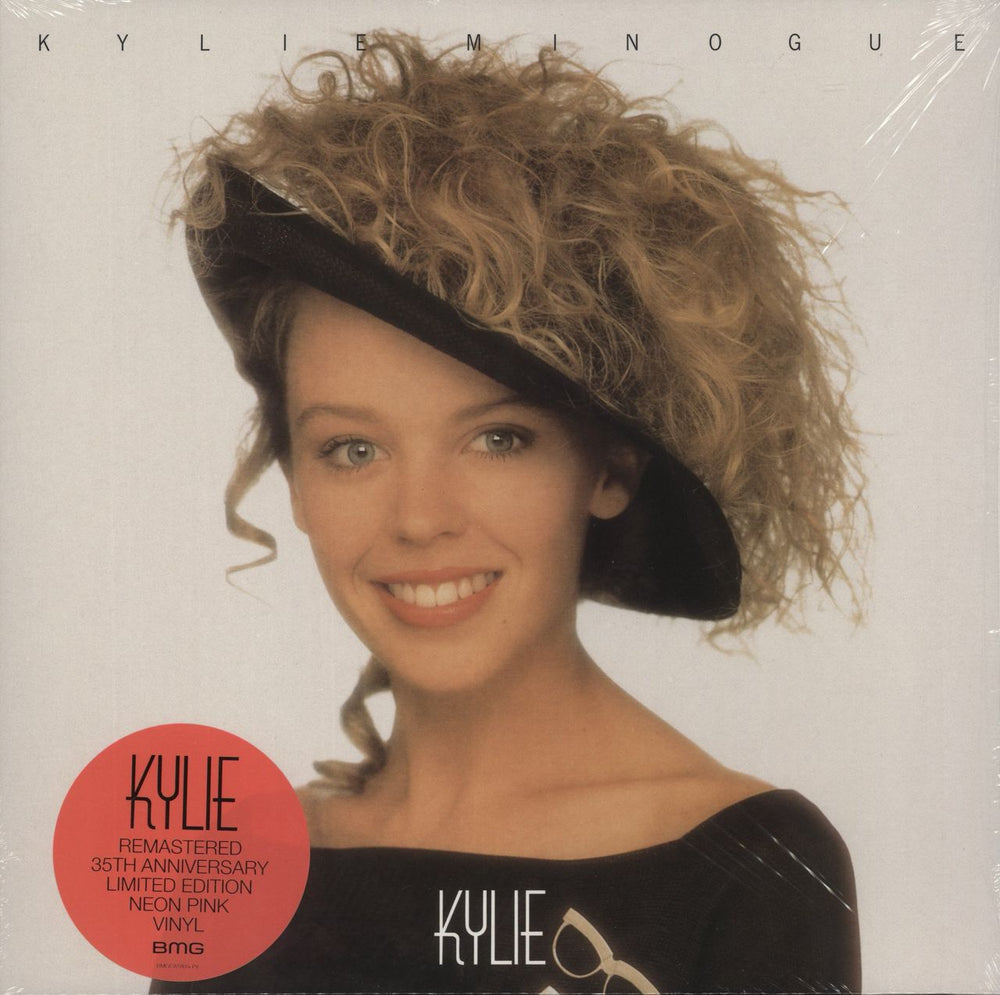 Kylie Minogue Kylie - Neon Pink Vinyl 35th Anniversary Edition - Shrink UK vinyl LP album (LP record) BMGCAT805LPX