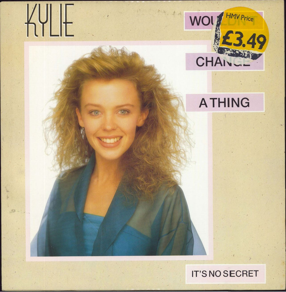 Kylie Minogue Wouldn't Change A Thing UK 12" vinyl single (12 inch record / Maxi-single) PWLT42