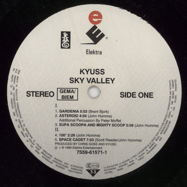 Kyuss Sky Valley UK vinyl LP album (LP record) KYULPSK849737