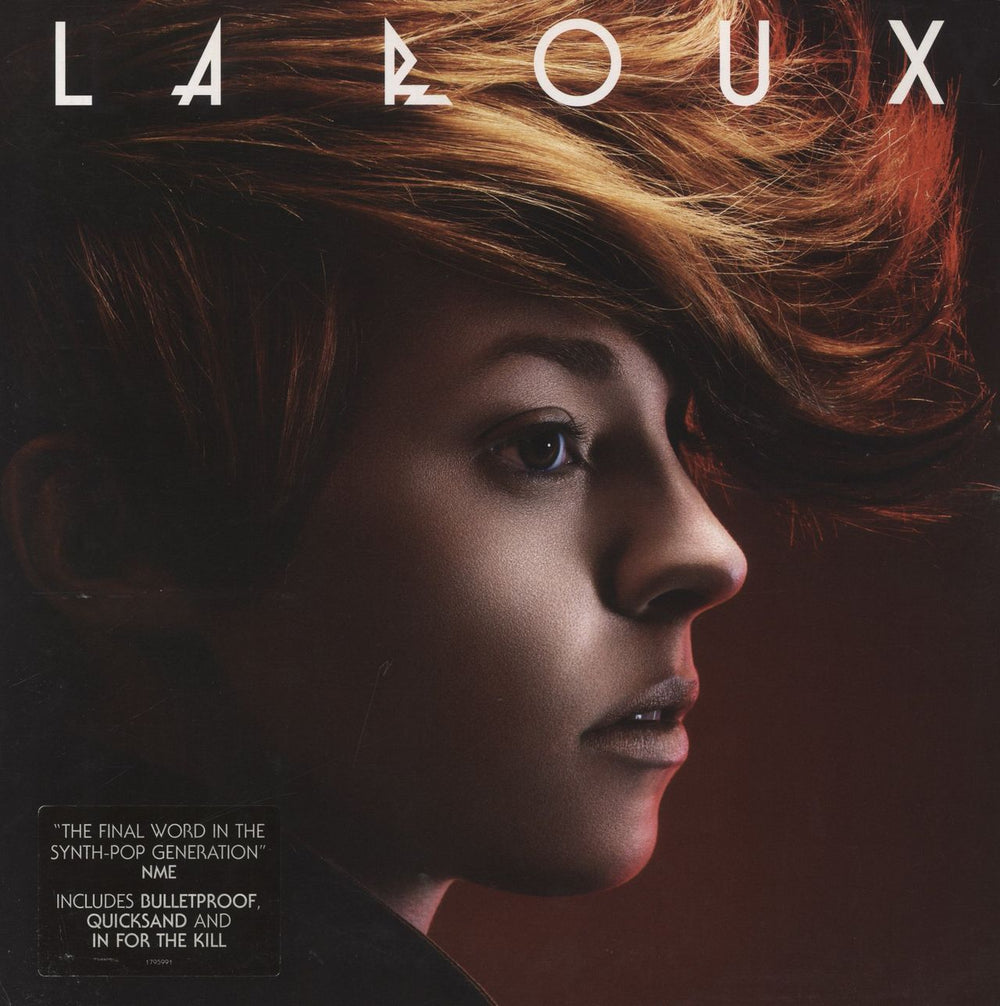 La Roux La Roux + Poster - Promo stickered UK vinyl LP album (LP record) 1795991